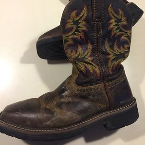 Steel Toe Cowboy work boots!